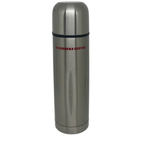 Starbucks 2006 Coffee Stainless Steel Travel Thermos – 14oz Insulated 9.5" - Picture 1 of 9